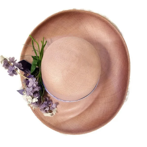 1960s Mollie Entwistle Original Pink Vintage Hat